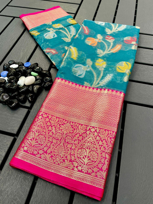 Banarasi Handloom Soft Silk Saree: Timeless Elegance SR 10-0810 - D2i World