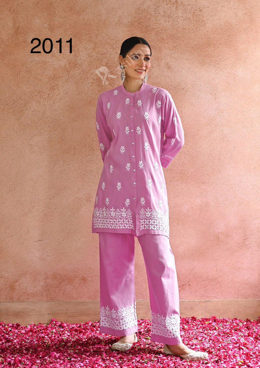 Heavy Rayon Embroidery Work Co Ord Set GR 5-2611 - D2i World